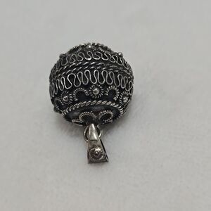 Large Sterling Silver Harmony Chime Ball Pendant